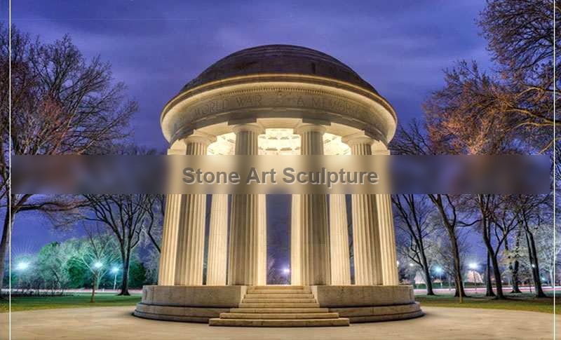 Cheap Price Outdoor Decorative Stone Garden Gazebo from Factory Supply MOKK-532 detail image