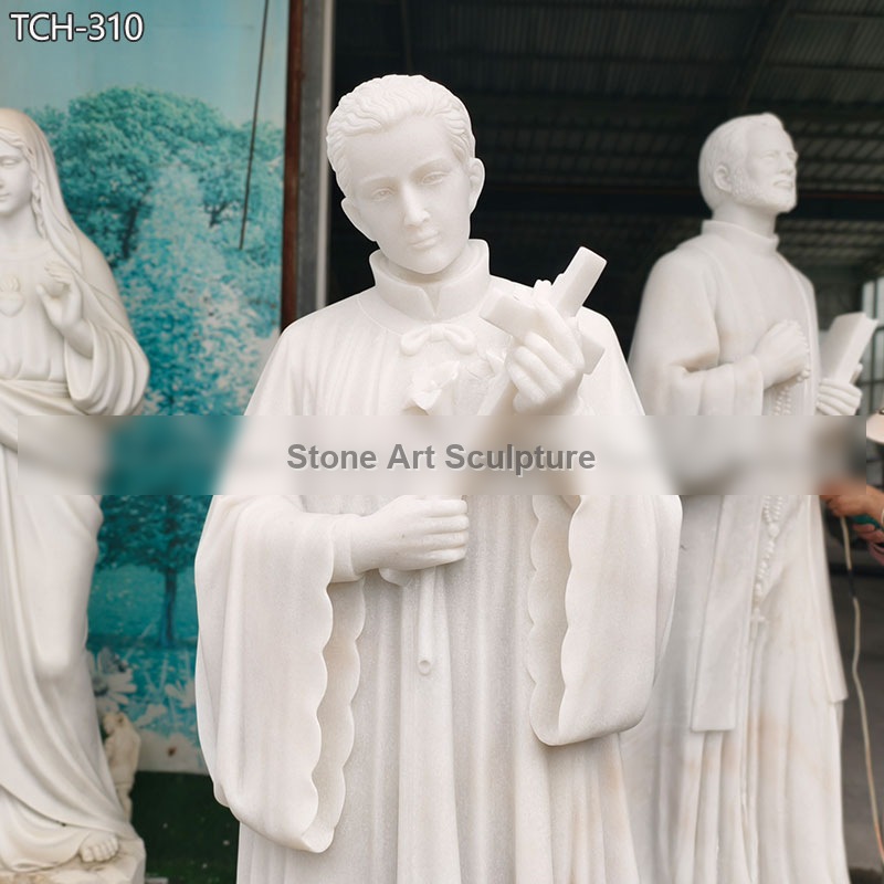 Life Size St.Aloysius Statue detail image