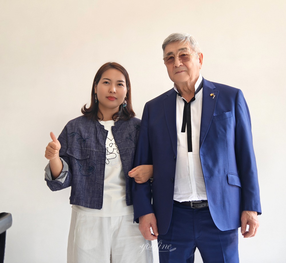 Our Sales Representative, Jane, and Mr. Berlin Irishev