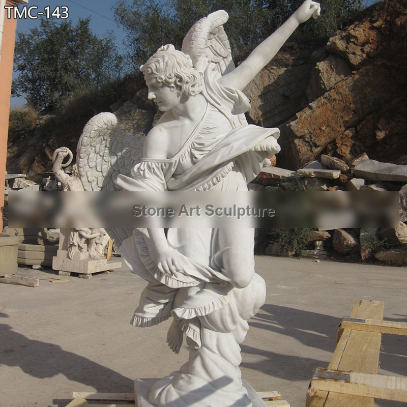 Life Size Annunciation Angel Statue Church Decor detail image