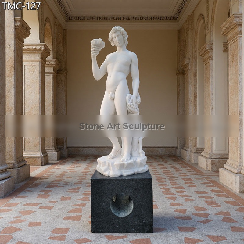 Life Size Marble Bacchus Statue Michelangelo