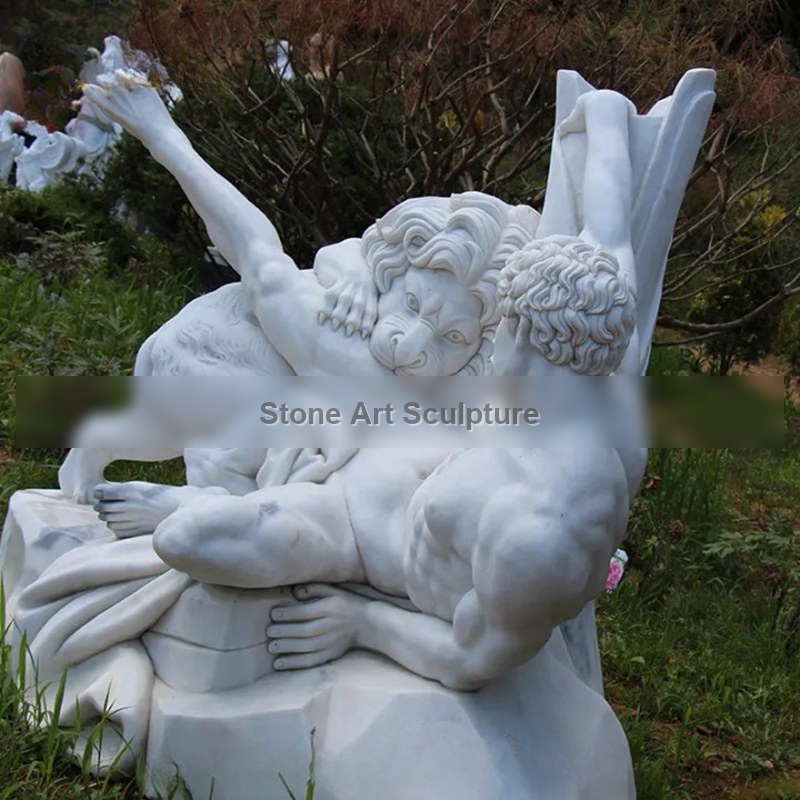 Famous Marble Milon De Crotone Statue Replica TMC-65 detail image