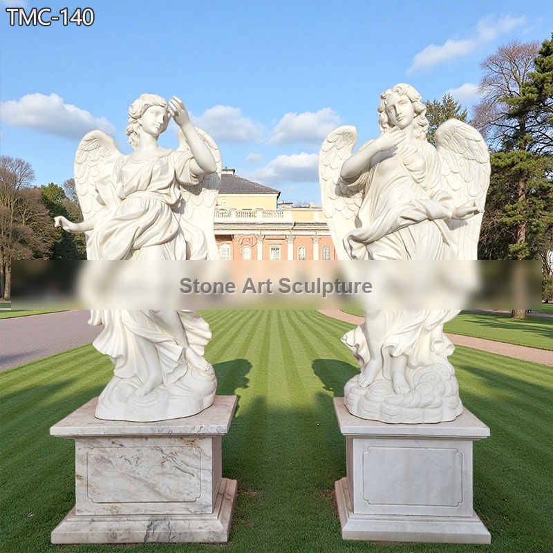 Elegant Baroque Angel Sculptures