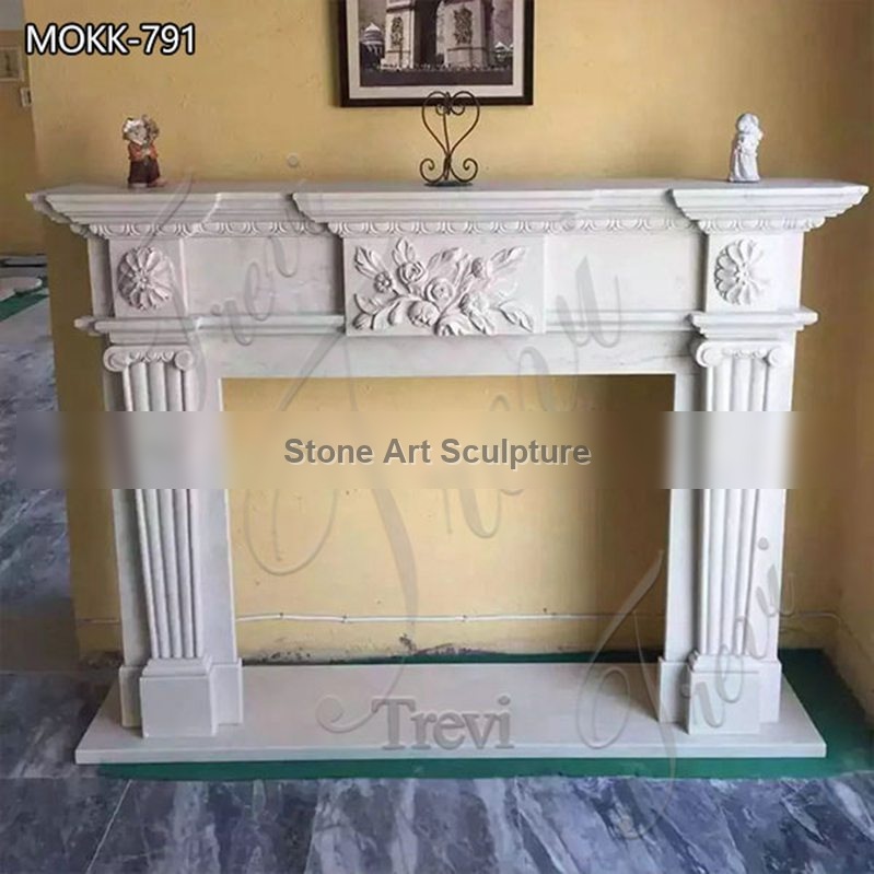 Classical Marble Fireplace Mantel Home Art Decor for Sale MOKK-791