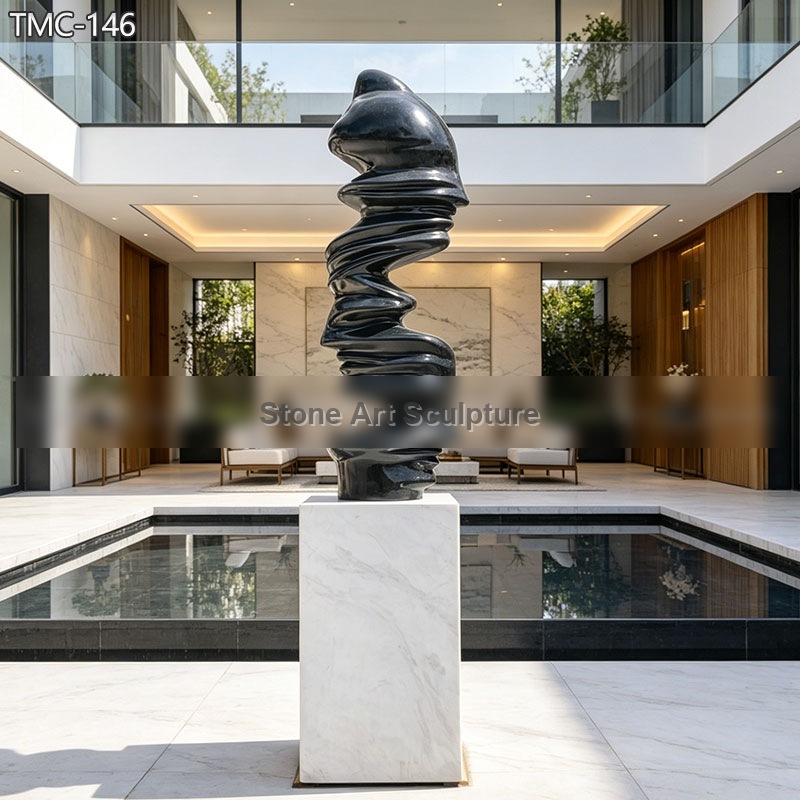 Abstract Contemporary Marble Sculpture for Home Decor
