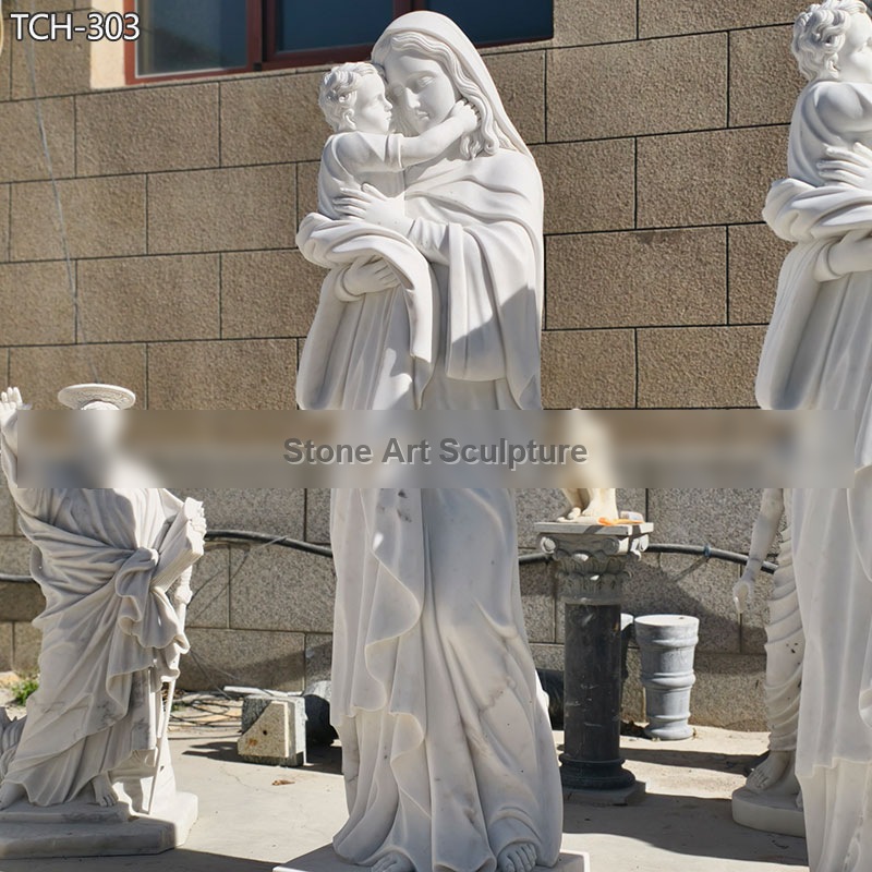 Catholic Church Sculptures Madonna and Child Statue for Sale detail image