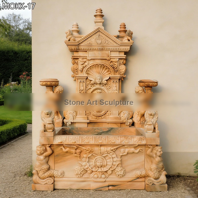Luxury Style Wall Fountain for Castle Decoration