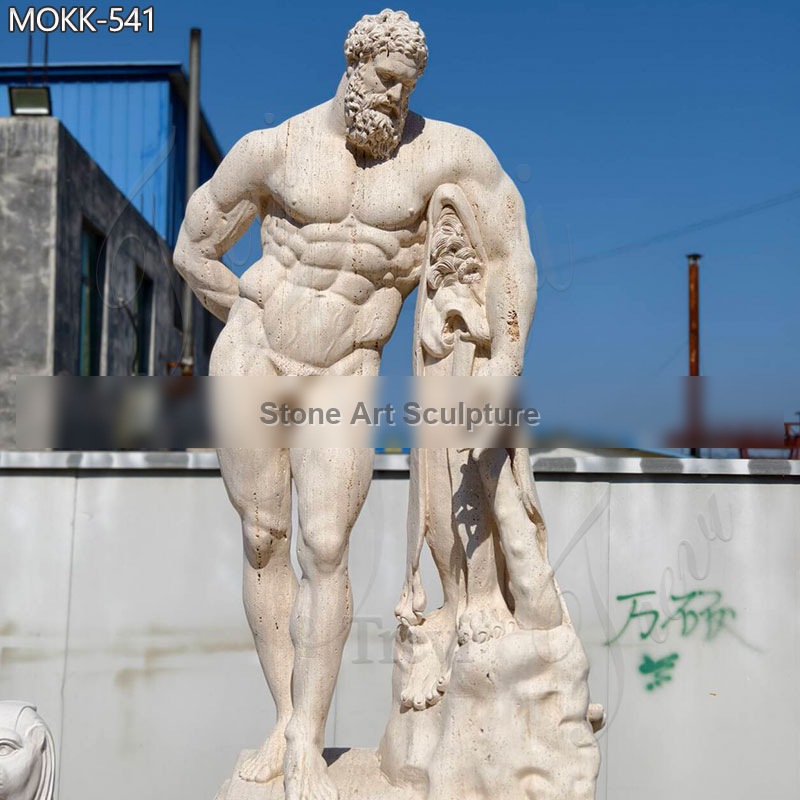 Life Size Famous Farnese Hercules Marble Sculpture Replica for Sale MOKK-541