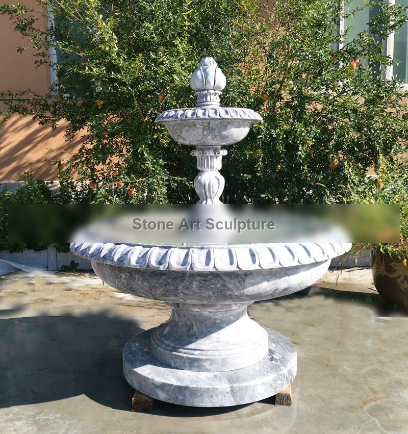 Marble Modern Patio Outdoor Fountains Garden Decoration TMF 007 detail image