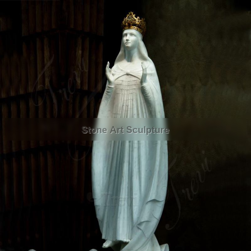 Marble Catholic Garden Statue Our Lady of Knock for Sale CHS-836 detail image