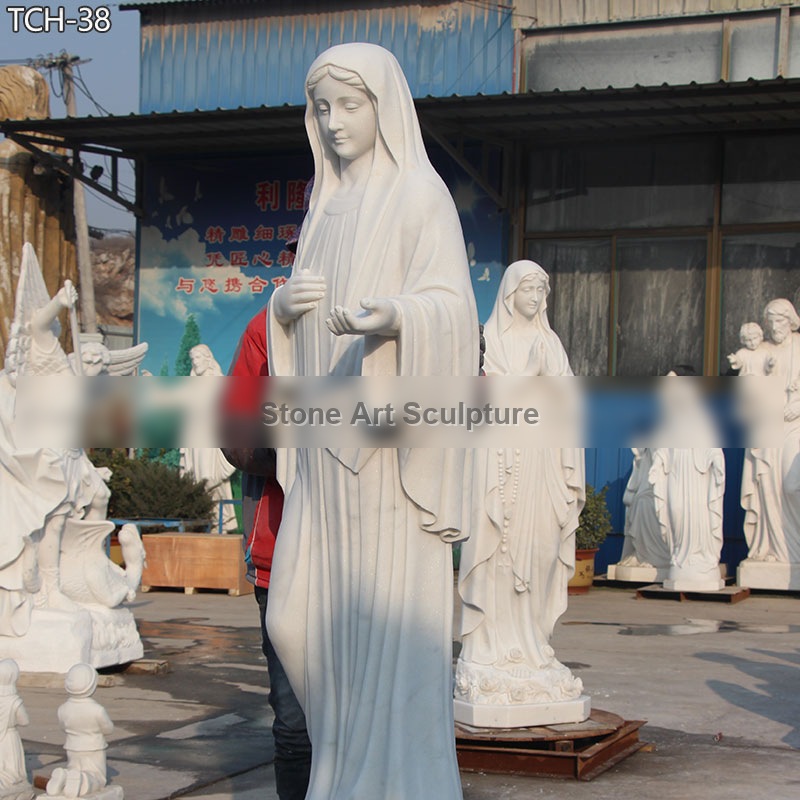Life Size Angel Holding Flower Ring Garden Statue Bernini Replica TMC-38 detail image