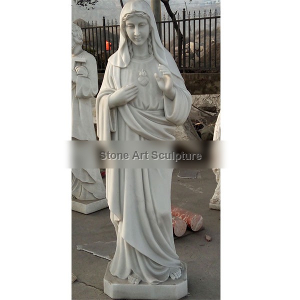 Buy holy mother immaculate heart of mary outdoor statue catholic religious garden statues online TCH-223