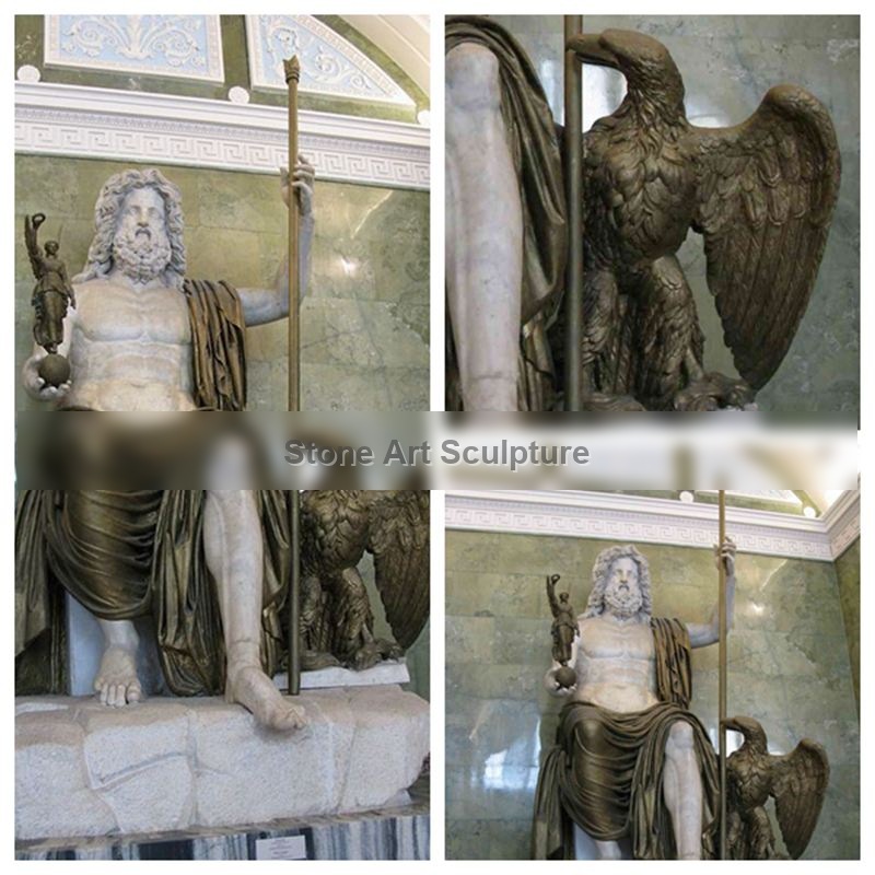Famous Marble Roman Statue of Jupiter Replica Supplier TMC-55 detail image