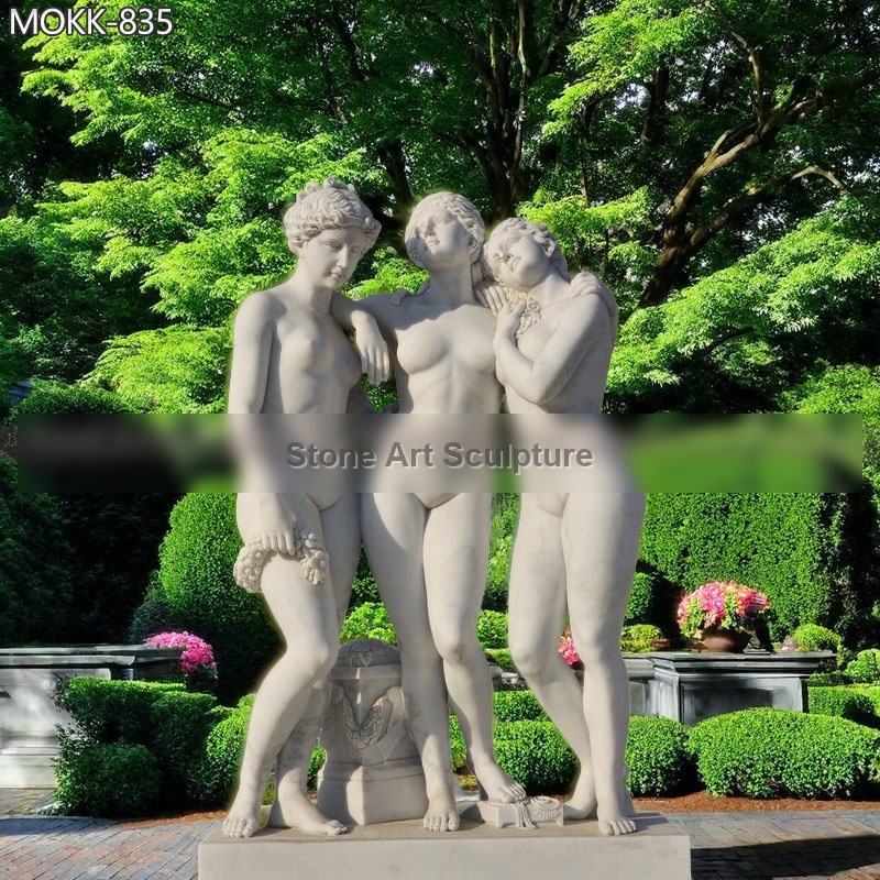 Classical Art Marble Three Graces Sculpture for Sale MOKK-835