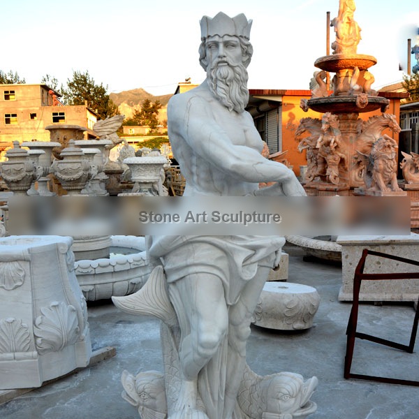 Hand Carved Marble Garden Tired Outdoor Water Fountain MOKK-06 detail image