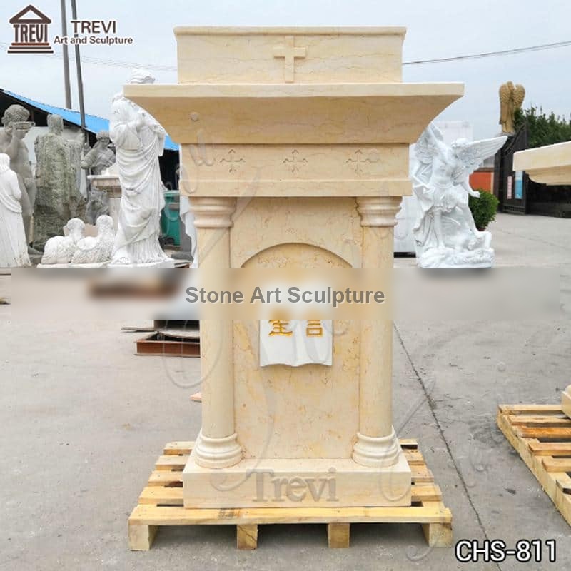 Antique Marble Church Lecterns And Pulpits for Sale CHS-811