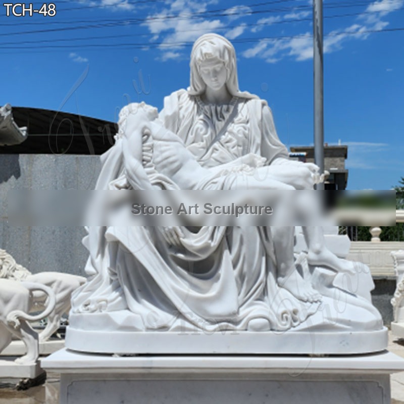 Church Religious Garden Statues of Michelangelo’s Pieta Online Sale TCH-48 detail image