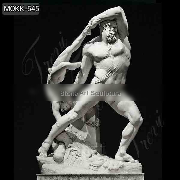 White Marble Hercules and Lichas Statue by Antonio Canova Replica MOKK-545