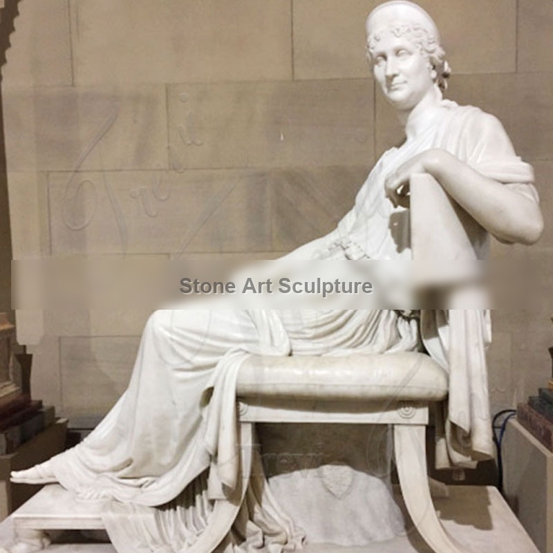 Famous Letizia Ramolino Bonaparte Marble Statue for Sale MOKK-546 detail image