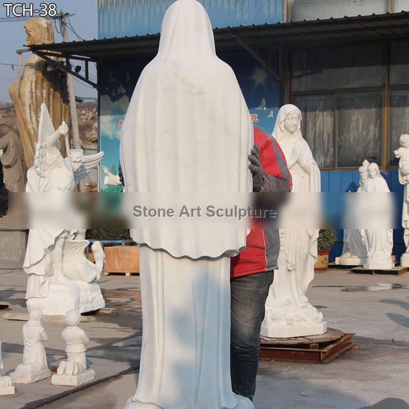 5 Feet Marble Our Lady of Medjugorje Statue for Sale TCH-38 detail image