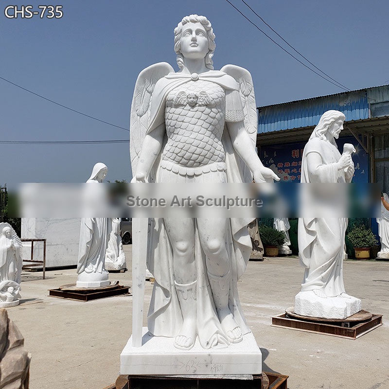 Large St Michael Church Statue for Sale CHS-735 detail image