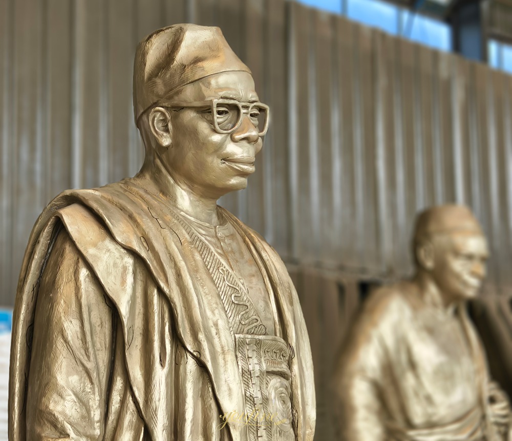 Custom Sculpture of an Elderly African Man (After Polishing—Awaiting Refinements)
