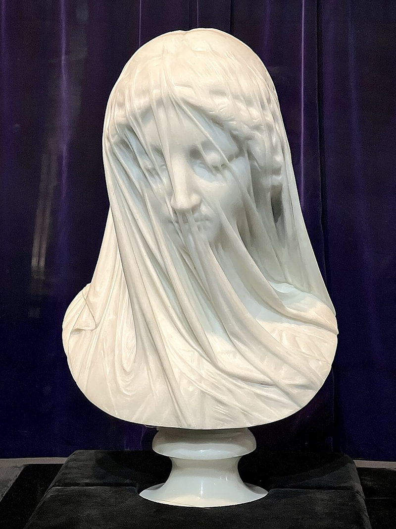 The Veiled Virgin Giovanni Strazza (1818–1875)