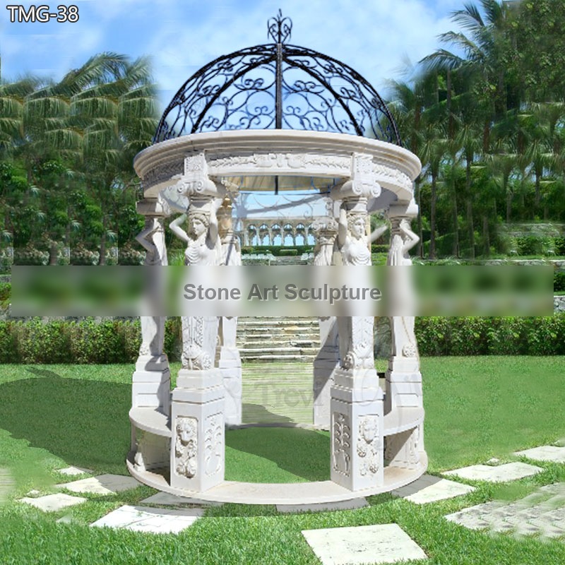 Garden Gazebo with Female Pillars for Sale TMG-38 detail image
