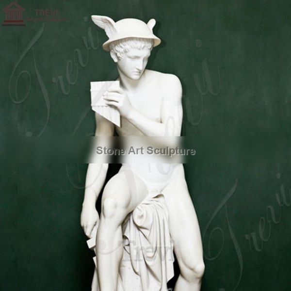 Life Size Marble Garden Statue Jupiter about to Kill Argus for Sale MOKK-236