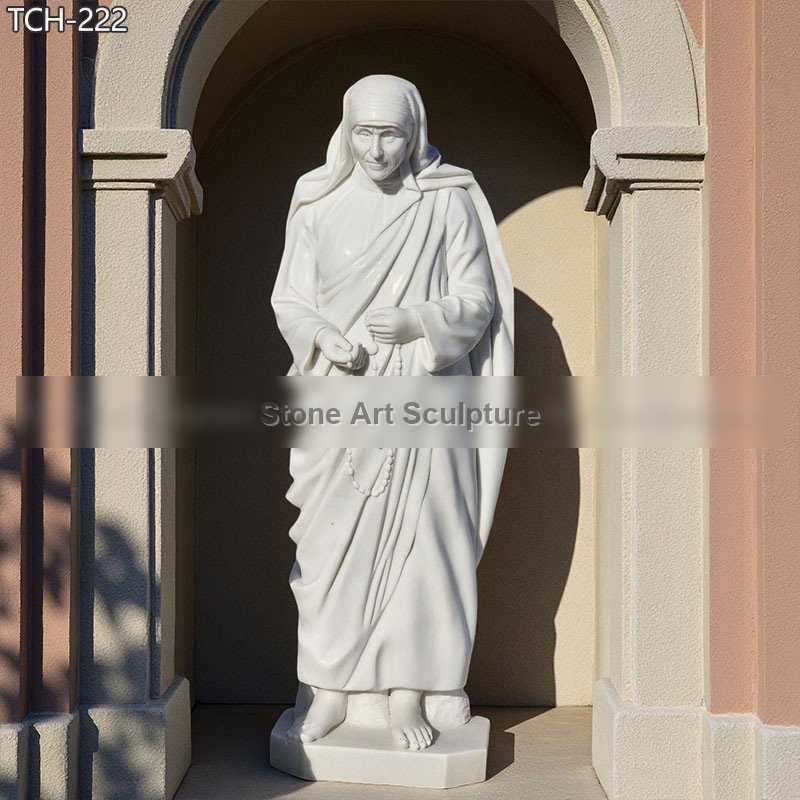 Marble St. Teresa of Calcutta Statue for Church TCH-222
