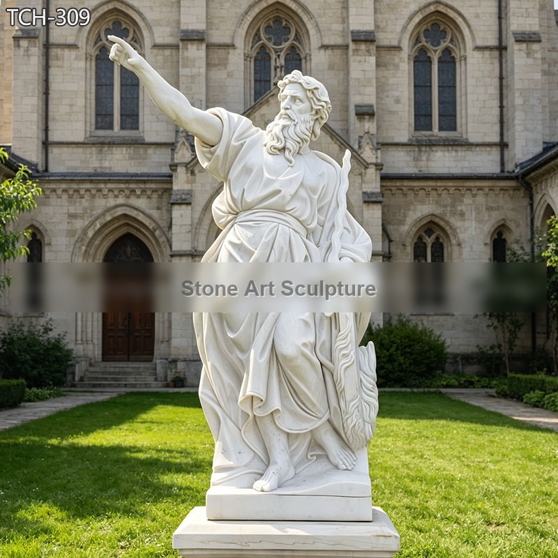 Outdoor St Elijah Statue