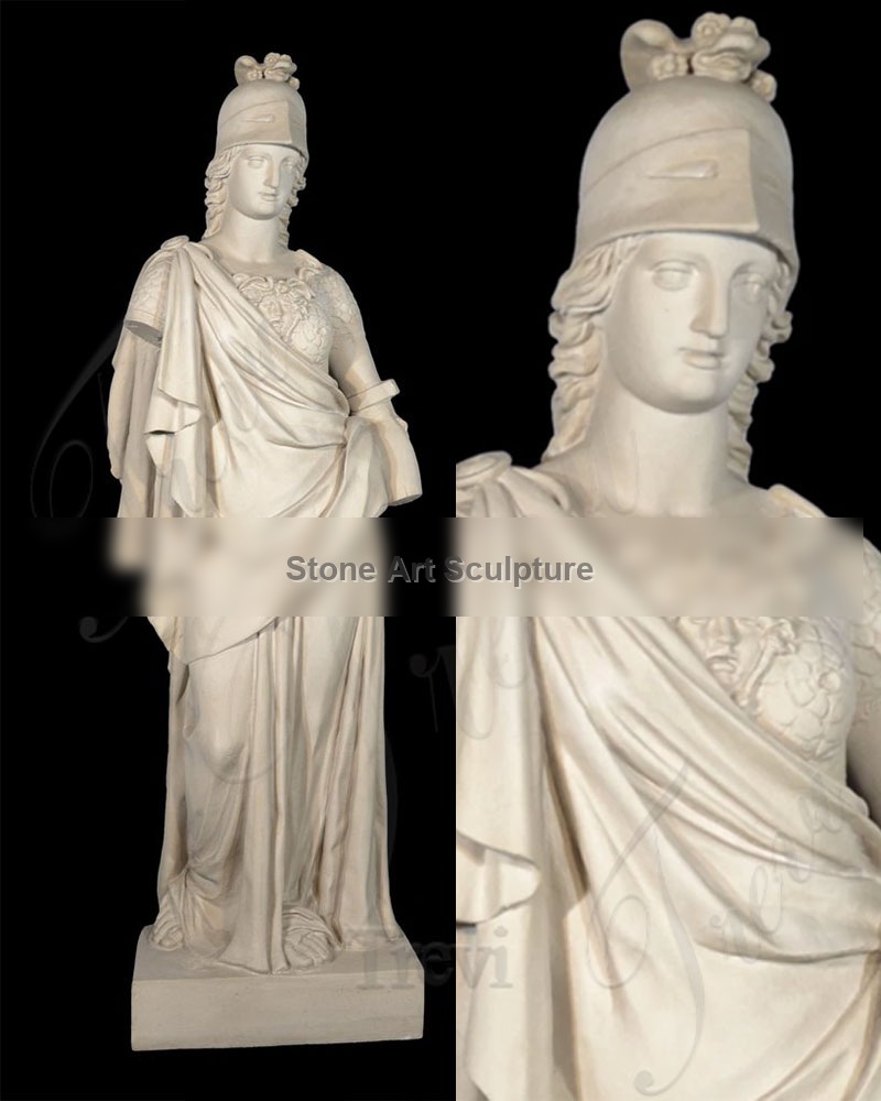 Antique Life size Athena Marble Statue Garden Decoration MOKK-537 detail image