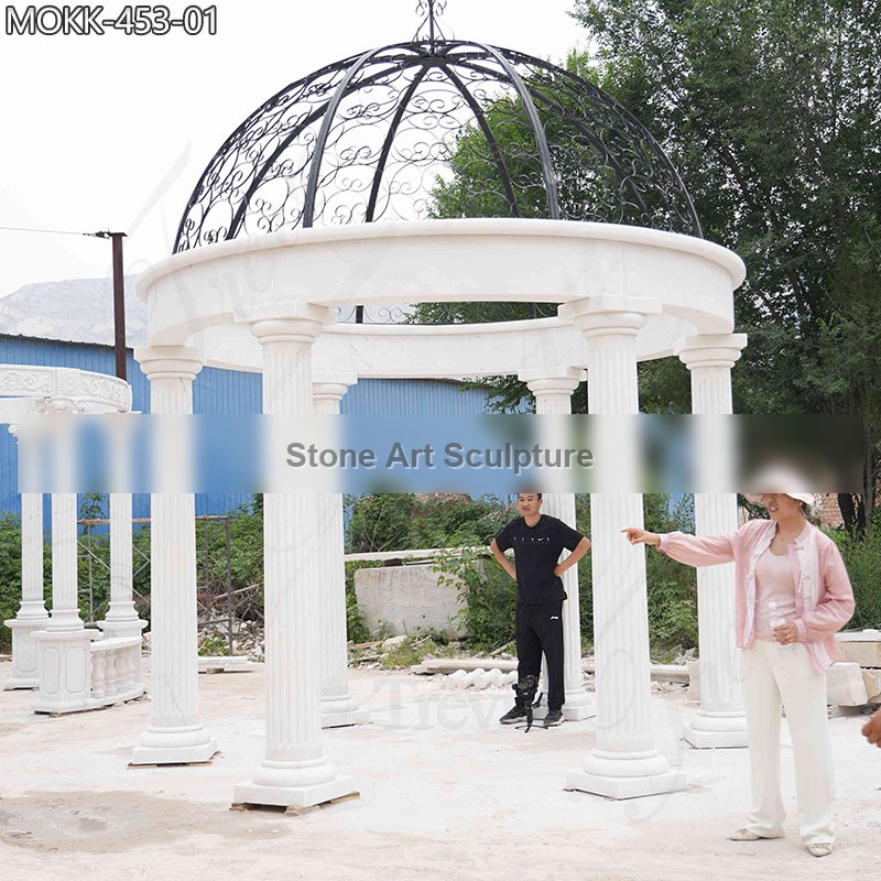 Marble Gazebo Wedding Gazebo Designs for Backyards for Sale MOKK-453 detail image