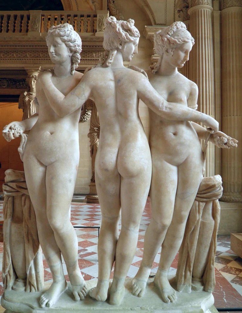The Three Graces Statue