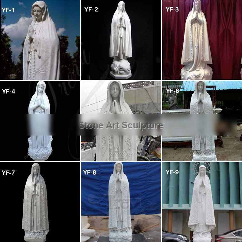 Catholic Garden Praying Mother Madonna Marble Statue Suppliers CHS-706 detail image