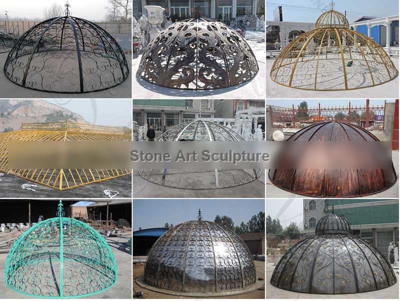 Customized Sandstone Gazebo Garden Decoration China Supplier MOKK-752 detail image