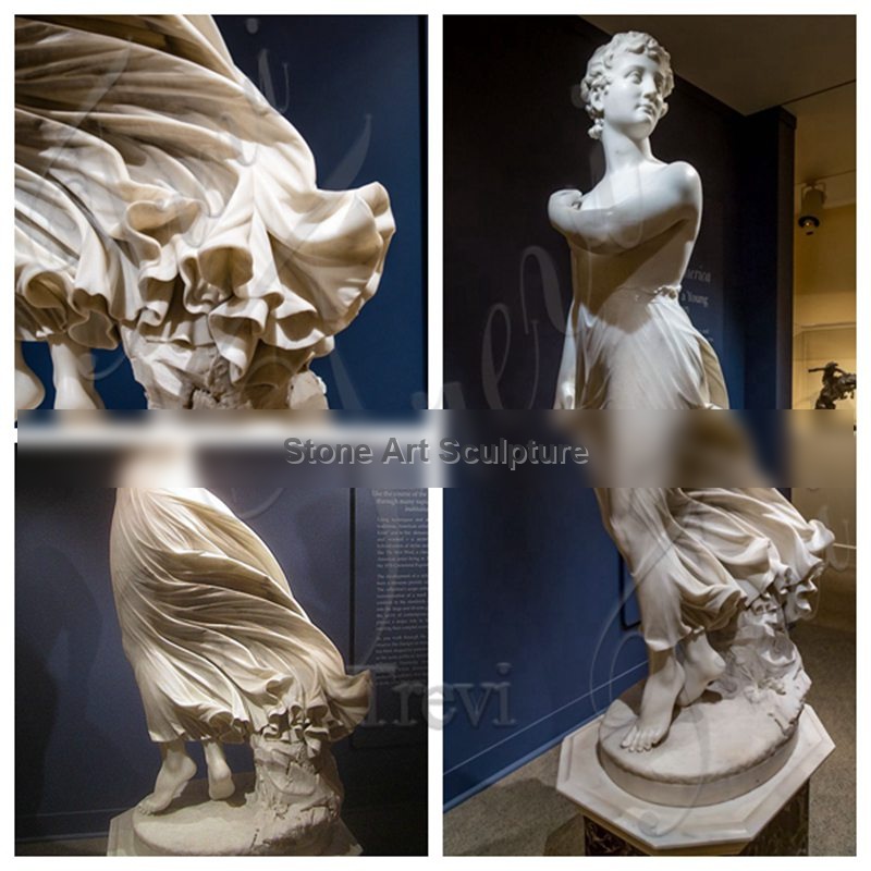Beautiful Marble the West Wind Sculpture Replica MOK1-116 detail image
