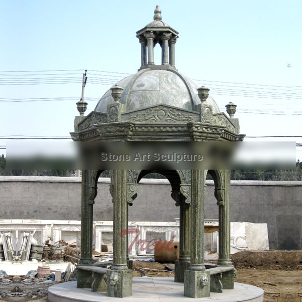 Antique Italian Marble Decorative Gazebo for Outdoor Ornaments TMG-25