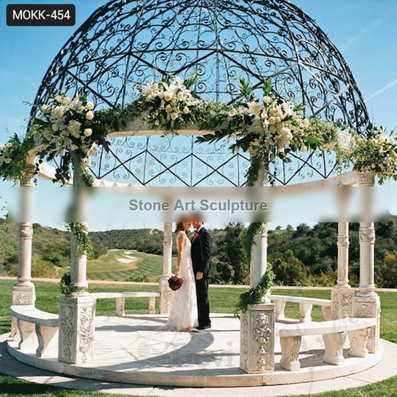 Gazebo Designs Pictures for Backyards Wedding Gazebo Cheap Gazebo for Sale MOKK-454 detail image
