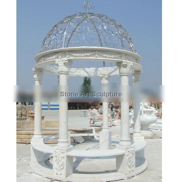 Round pavilion for backyard ornament outdoor decor TMG-11