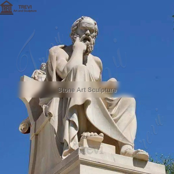 Famous Art Statue of the Ancient Greek Philosopher Socrates for Sale MOKK-224