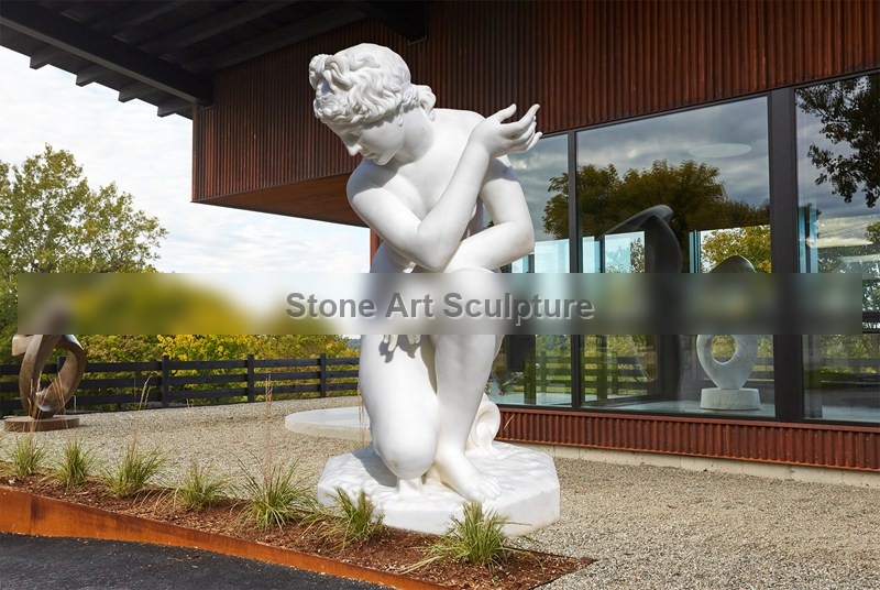 Famous Marble statue of Aphrodite Crouching Venus Replica TMC-66 detail image