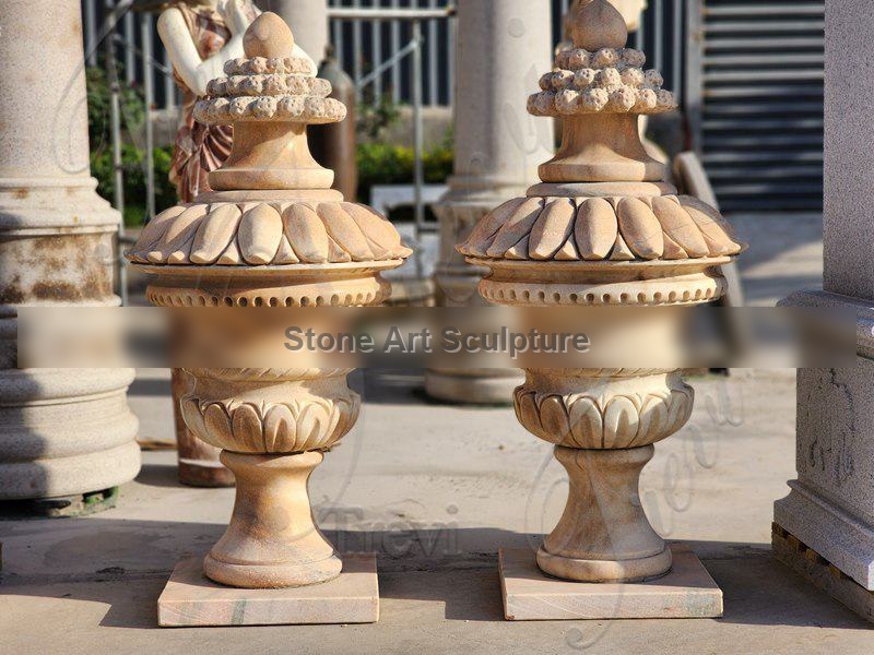 Large Decorative Marble Planter Pot Factory Supplier TMP-24 detail image