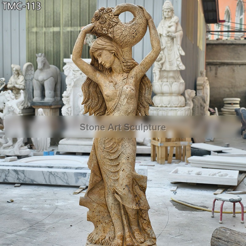 Life Size Antique Marble Lady Statue for Sale detail image