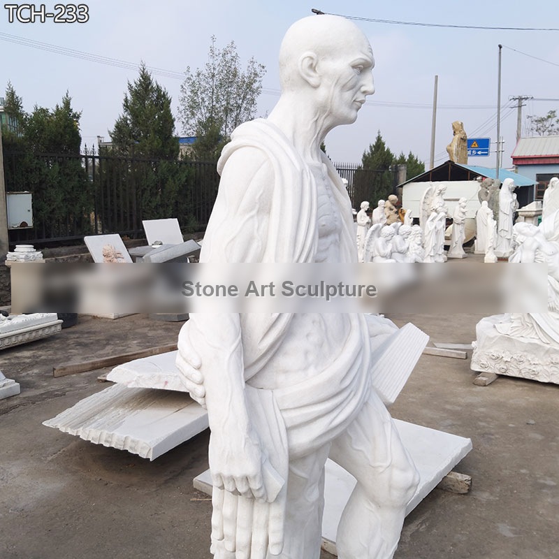 High-Quality Marble St Bartholomew Statue Supplier TCH-233 detail image