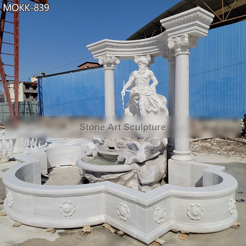 Custom Trevi Fountain with Poseidon Statue MOKK-839 detail image