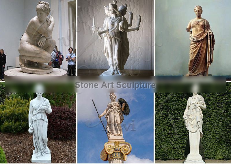 Charming Marble Goddess Aurora Statue Manufacturer TMC-58 detail image