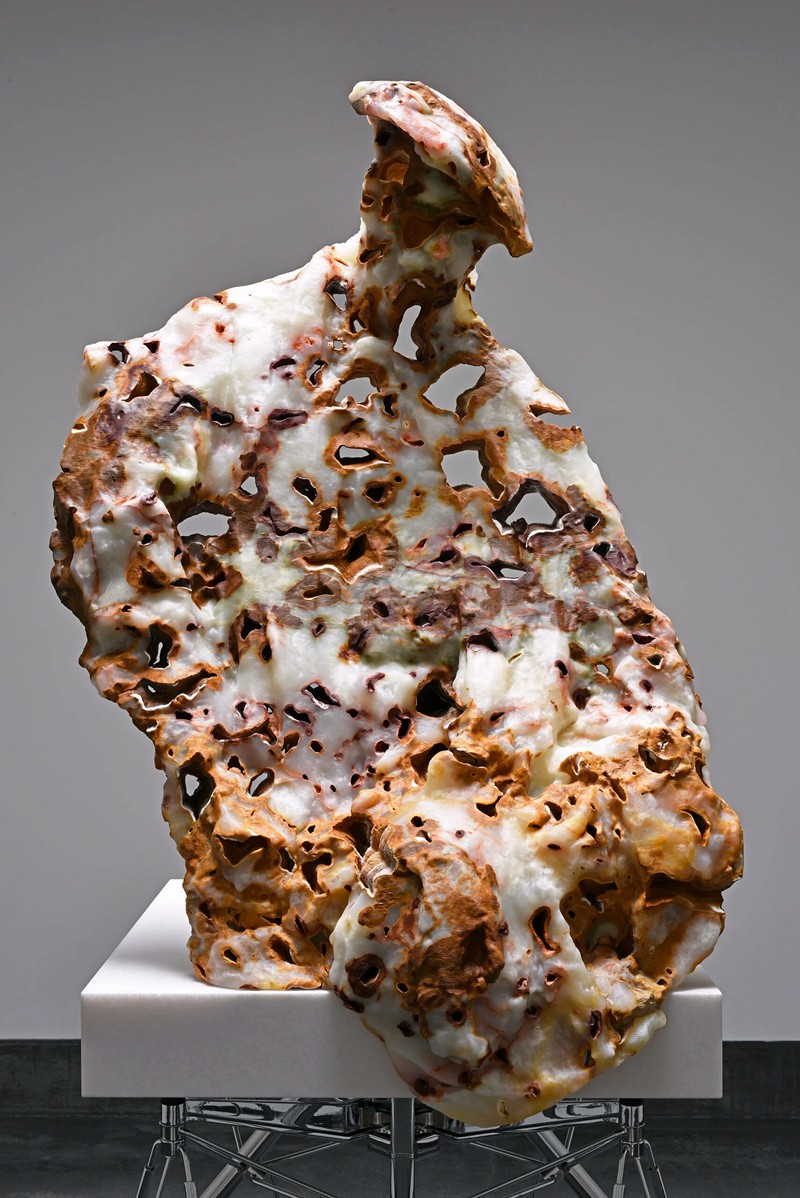 Barry X Ball stone sculpture