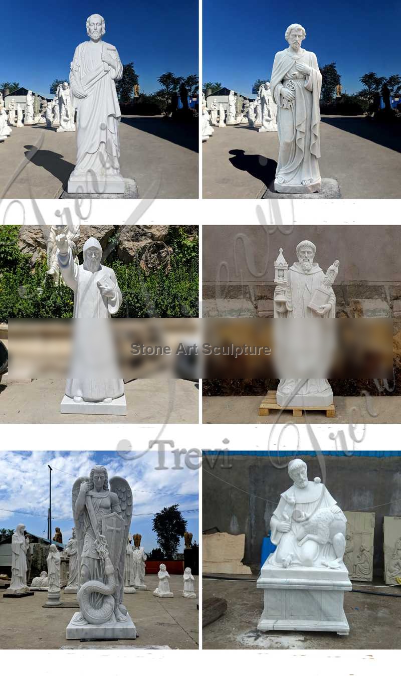 Life Size Marble Saint Thomas Statue Factory Supplier CHS-885 detail image