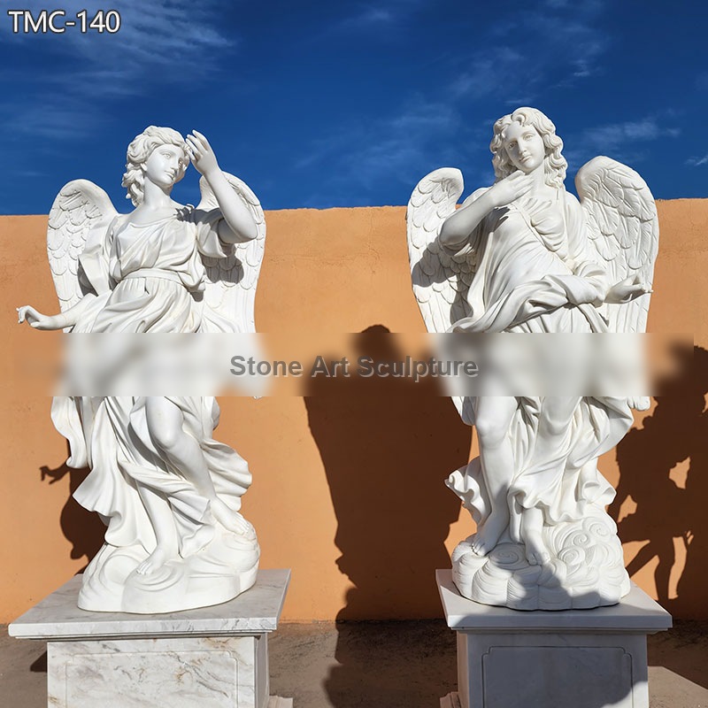 Elegant Baroque Angel Sculptures detail image